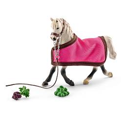 Игровая фигурка Арабская кобыла с покрывалом (Schleich, 41447) - миниатюра